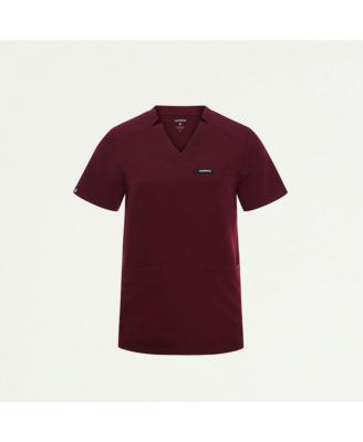 Women's Helia 3-Pocket Classic Notched V-Neck Scrub Top