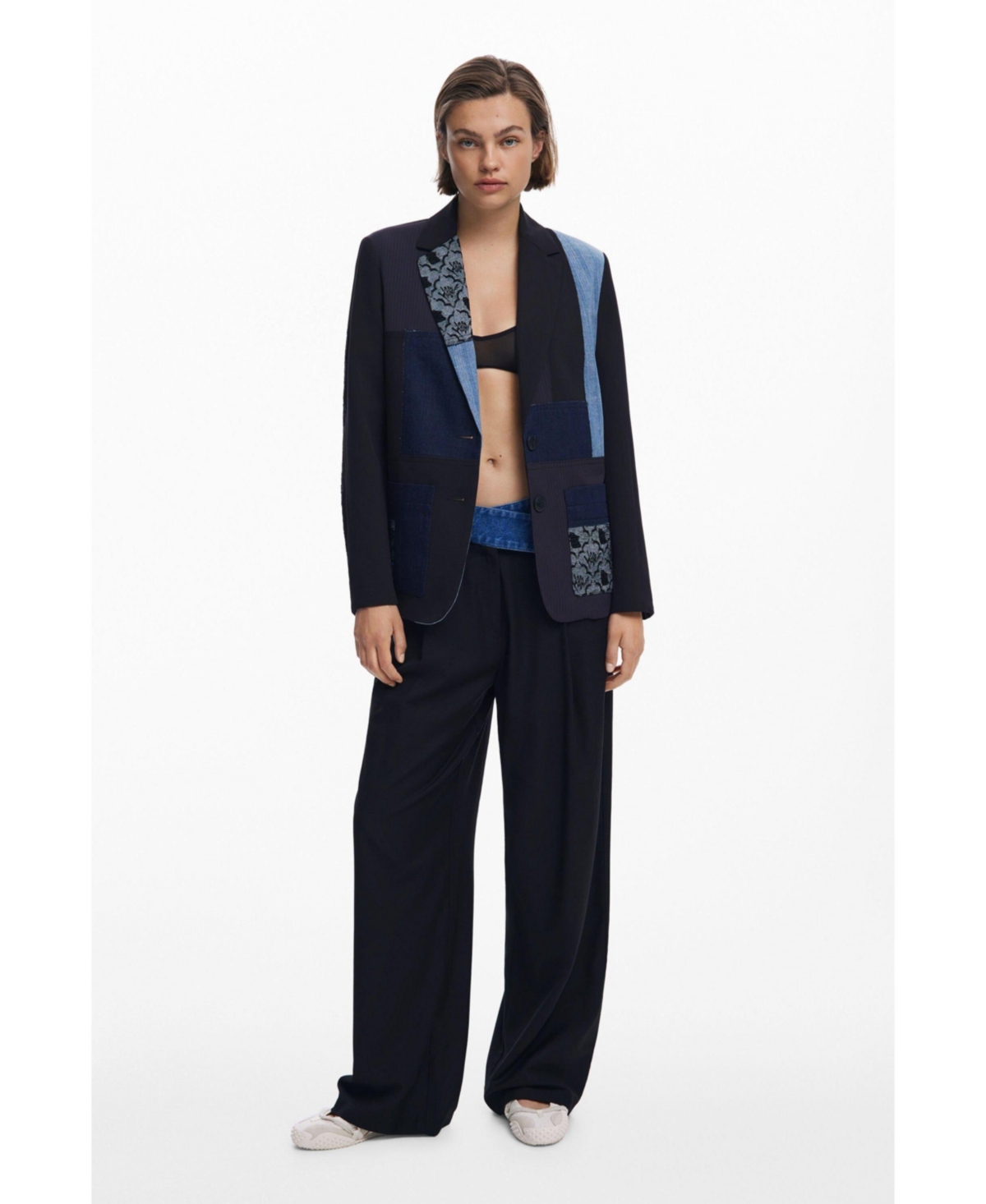 Desigual Women's Patchwork blazer