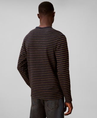 Men's Striped Long-Sleeve T-Shirt