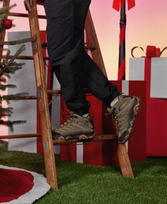 Men's Moab 3 Mid Waterproof Round Toe Shoes