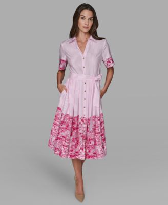 Women's Printed Shirt Dress