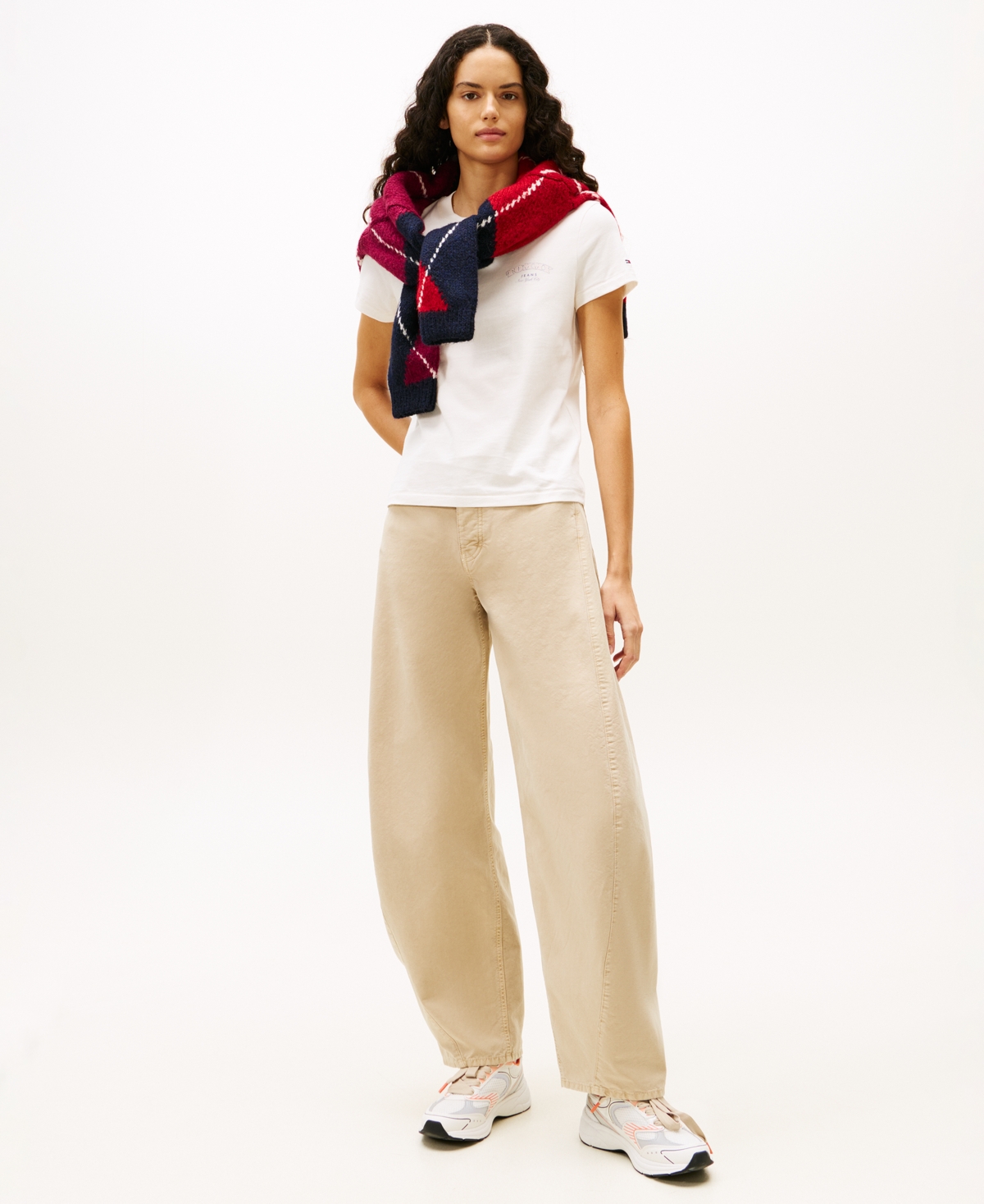 Tommy Jeans Women's Dollar Stack Logo Short-Sleeve T-Shirt