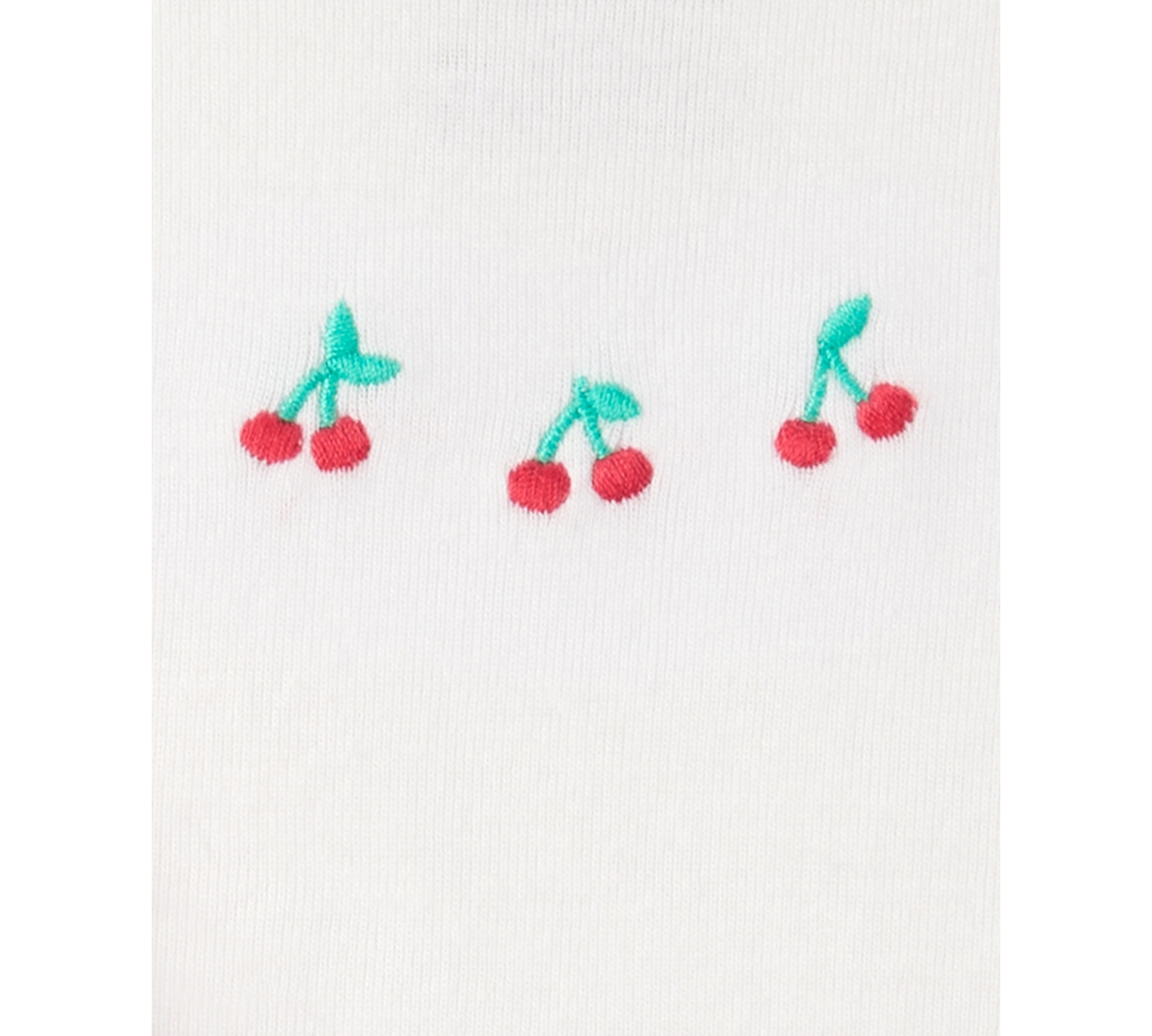 Carter's Baby Girls 3-Piece Cherry Quilted Cardigan, Bodysuit and Pants Set