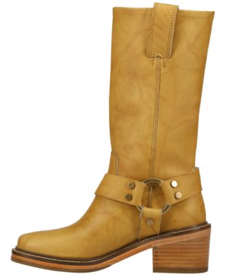 Women's Kate Harness Block Heel Leather Boots