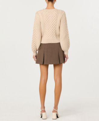 Women's Cathryn Crewneck Cardigan Sweater