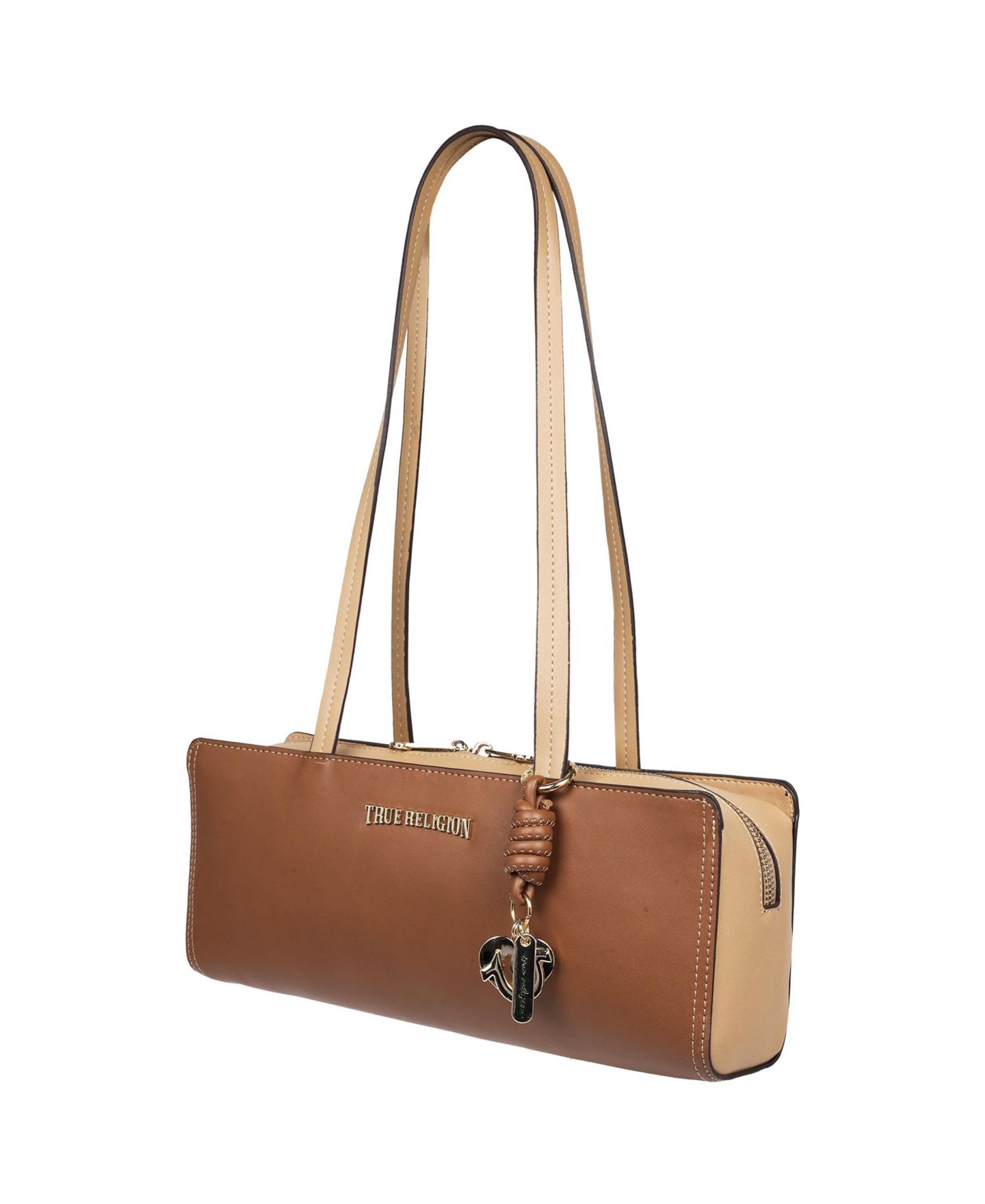 Женская сумка True Religion East/West Modern Satchel, цвет: Коньячный — фото 3