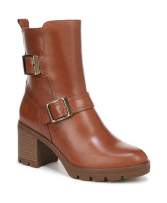Women's Vail Block Heel Moto Booties