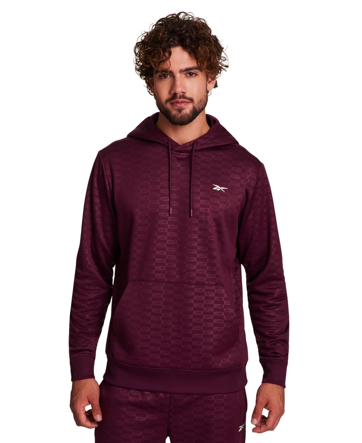 Мужская толстовка с длинным рукавом и карманом-кенгуру