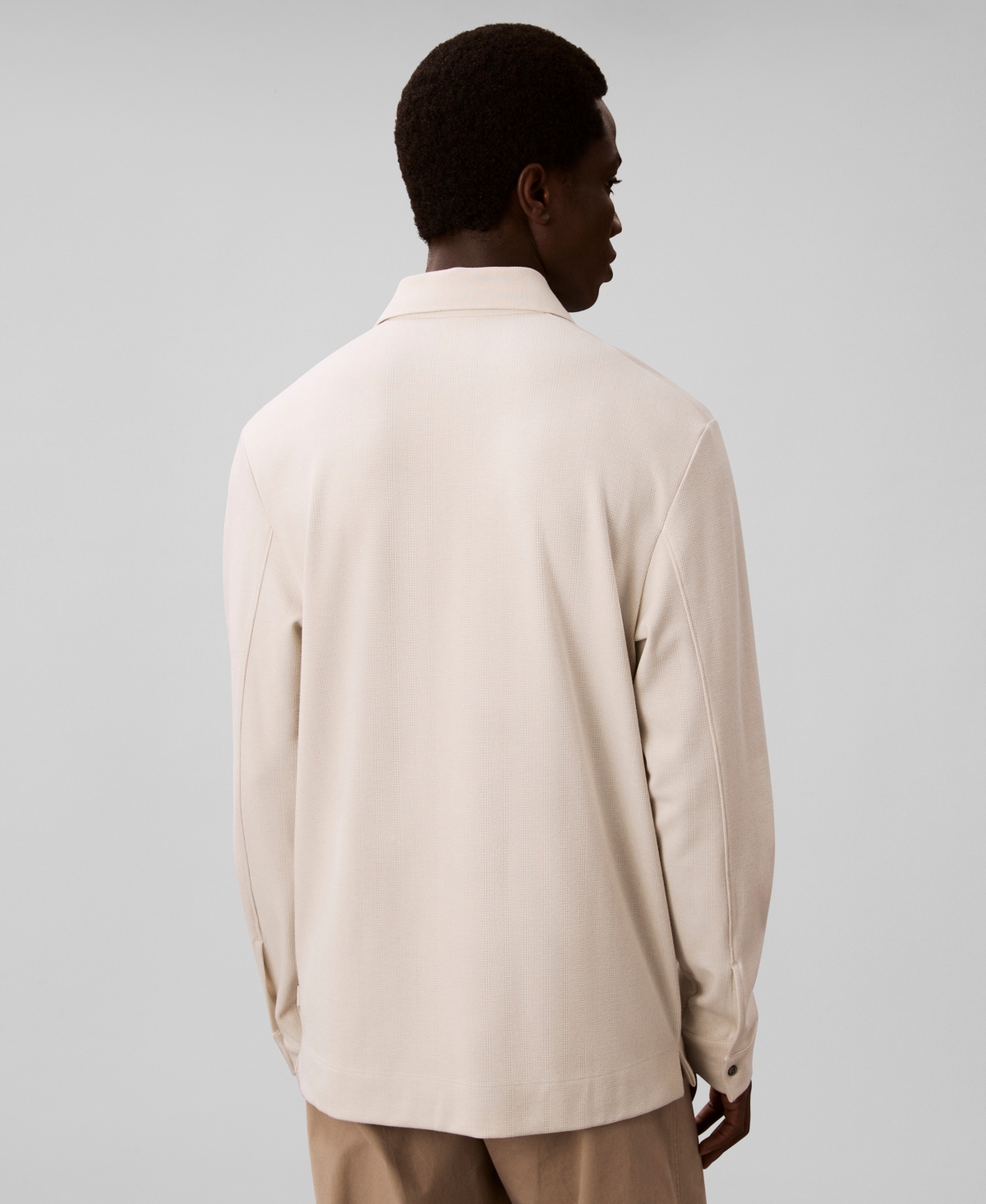 Calvin Klein Men's Long-Sleeve Classic Fit Polo Shirt