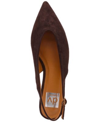 Women's Empress Pointed Toe Slingback Flat Mules