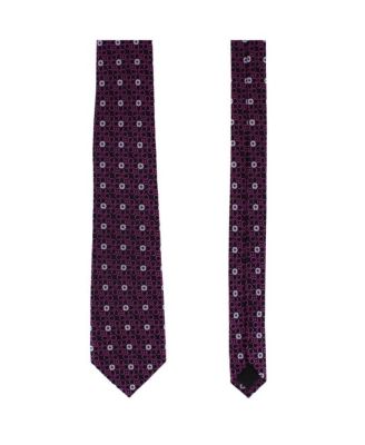 Men's Basil Bubble Floral Business Novelty Silk Necktie