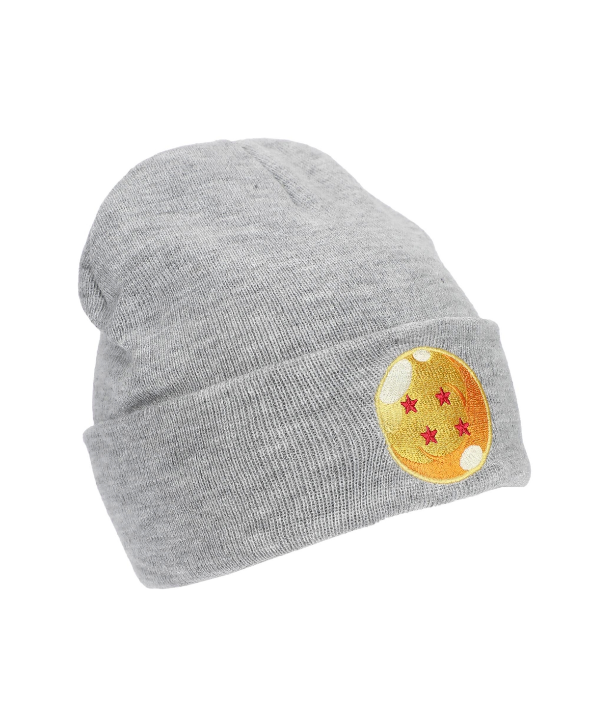 Dragon Ball Z Men's 4 Star Dragonball Heather Acrylic Knit Cuff Beanie