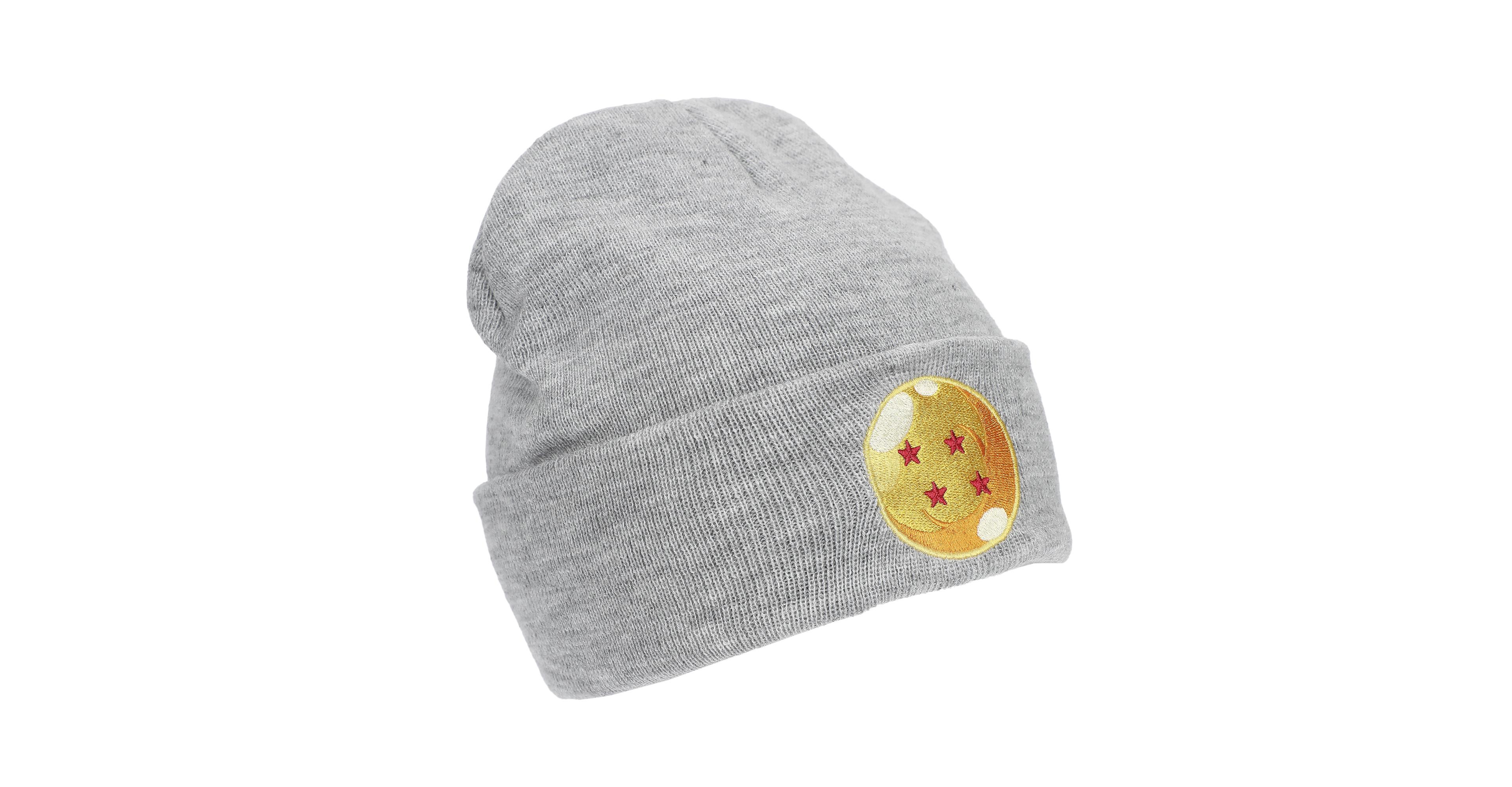 Dragon Ball Z Men's 4 Star Dragonball Heather Acrylic Knit Cuff Beanie
