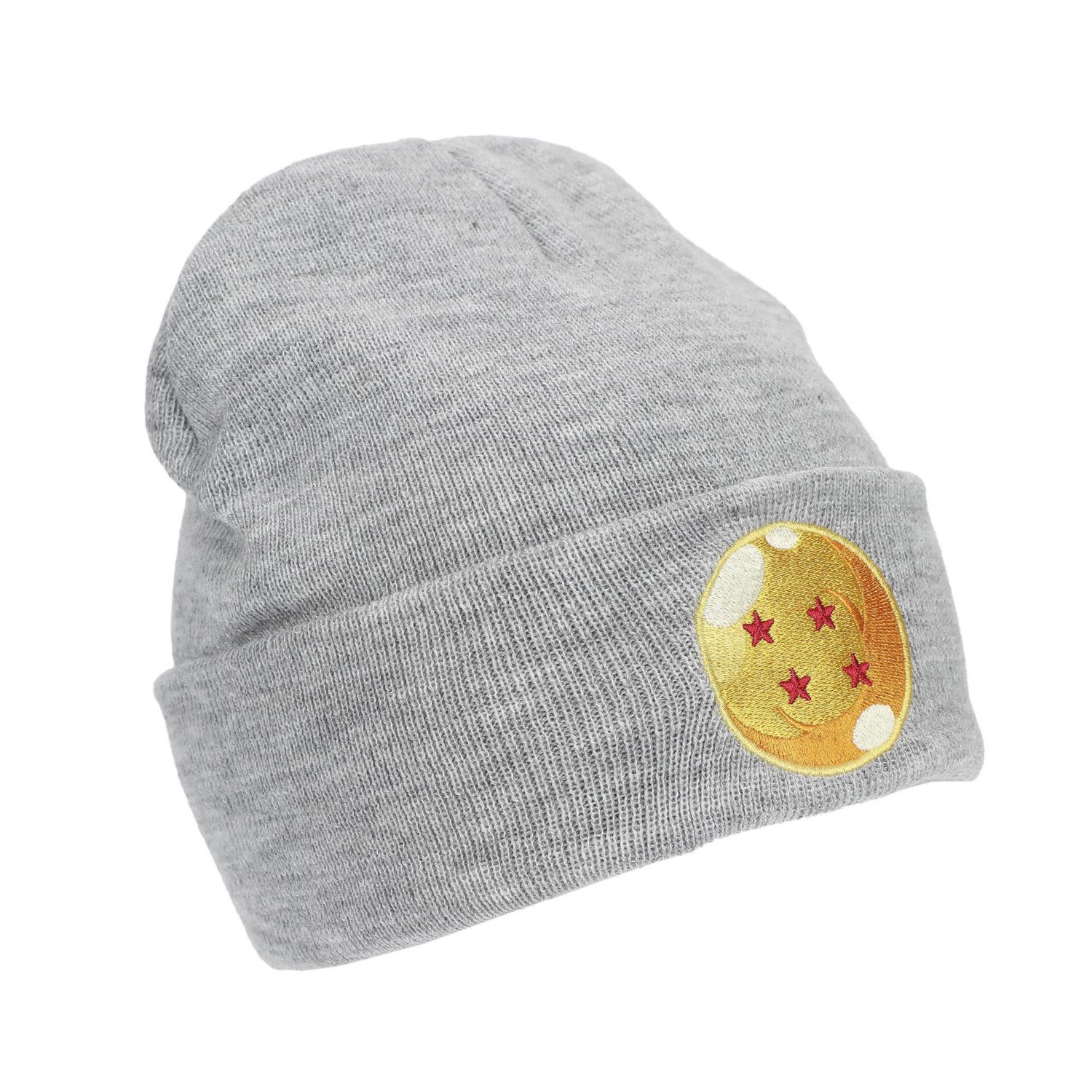 Men's 4 Star Dragonball Heather Acrylic Knit Cuff Beanie