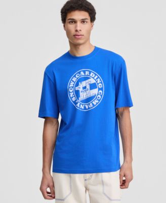 Hugo Boss - Men's Napolux Short Sleeve Crewneck Graphic T-Shirt