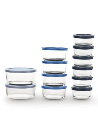 Art & Cook - Glass Containers 24-Pc. Food Storage Set
