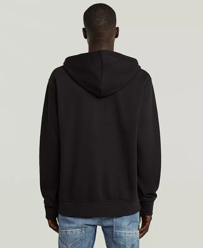 Men's Script Long-Sleeve Hooded Sweatshirt - thumbnail 2