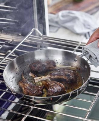 Valencia Pro Stainless Steel Uncoated 2-Pc. Frypan Set