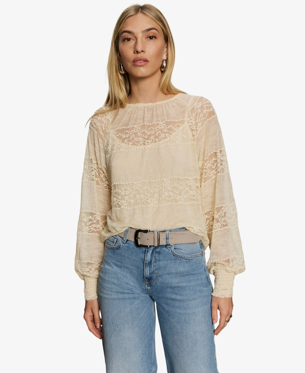 Sanctuary Women's Ultra Femme Raglan Long-Sleeve Top