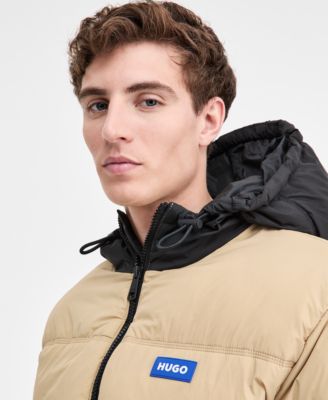 Men's Bodo Contrast-Hood Insulated Jacket