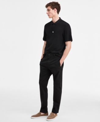 Men's Dallovo Relaxed-Fit Short-Sleeve Textured Polo Shirt