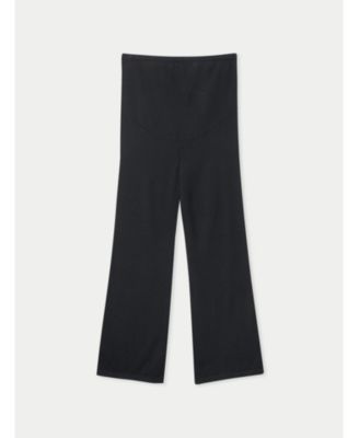 Maternity Wide-Leg Knitted Cashmere Pants
