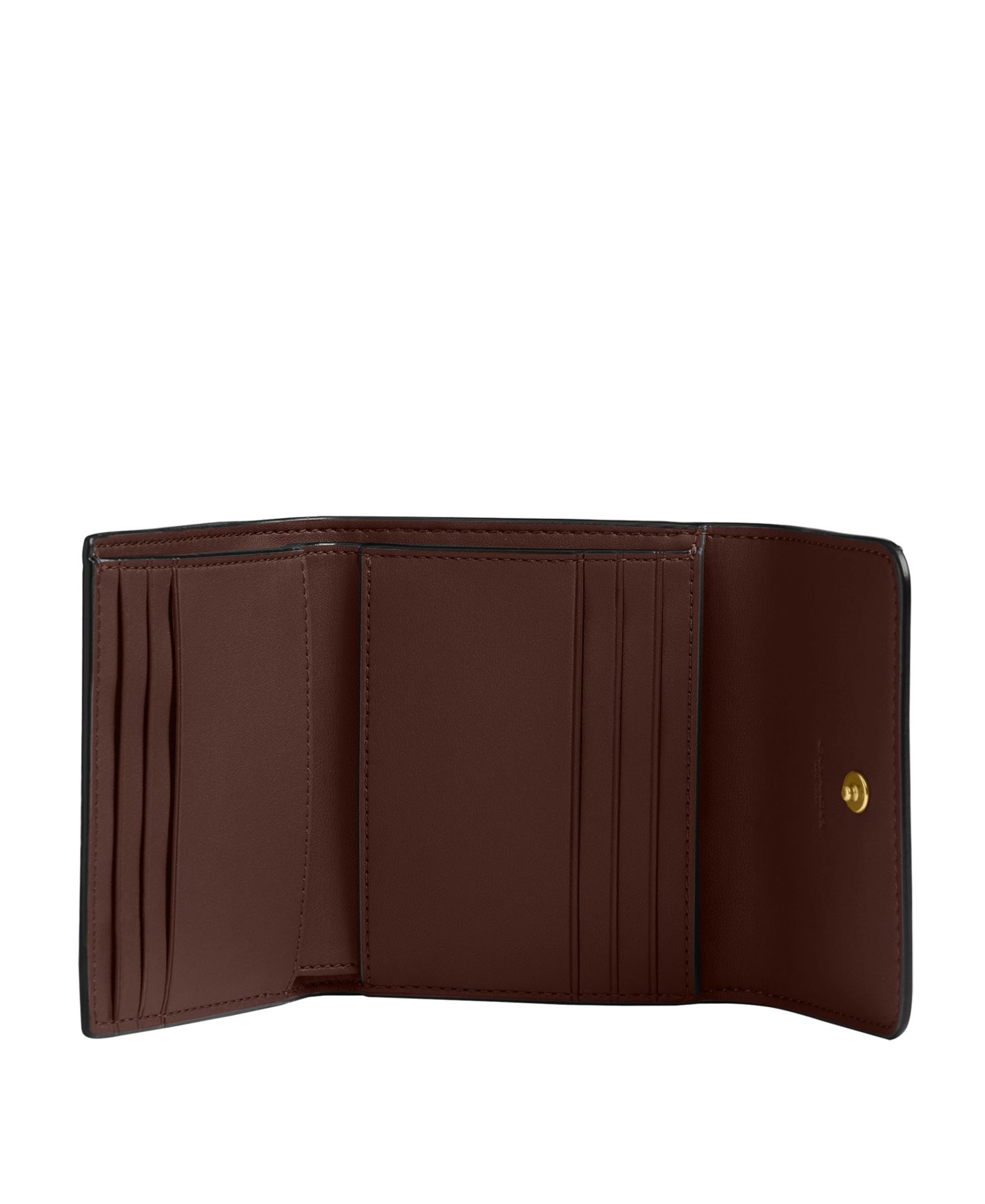 Mila Small Signature Canvas Flap Wallet
