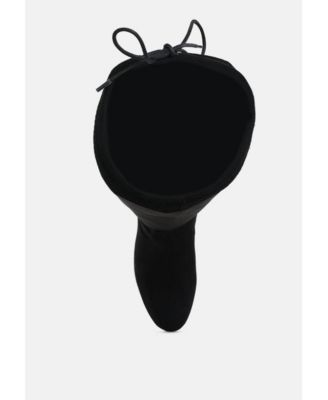 Womens Liama Minimal Drawstring Detail Knee-High