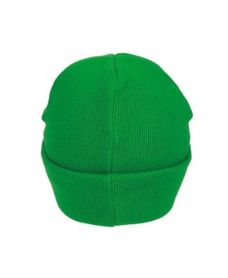 Men's Luigi Logo Embroidery Standard Cuff Acrylic Knit Beanie Cuff Beanie