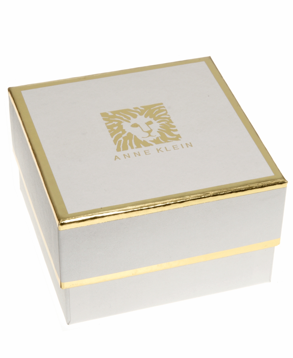 Anne Klein Gold-Tone Crystal Floral Bow Pin