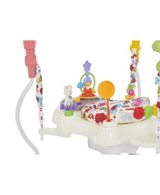 Zany 2-in-1 Baby Activity Center and Bouncer in Elephant Print