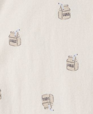 Baby Boys' or Baby Girls' Snack Time Long-Sleeve Bodysuits, 4-Pack Set