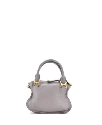 Small Marcie Satchel Leather