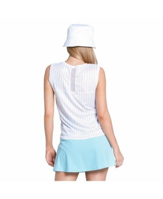 Women's Retro Stripe Twist Tennis Tank