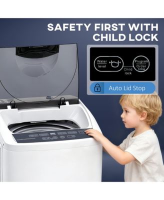 Portable Washing Machine with 1.3 Cu. Ft. Capacity, Compact Washer