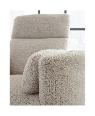 Burlap Manual Swivel Recliner Two Pack