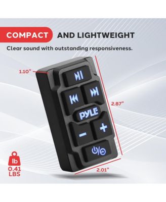 Wireless BT Audio Controller - Waterproof Marine Receiver for Car, Truck, Boat, 4x4, PowerSport Vehicles