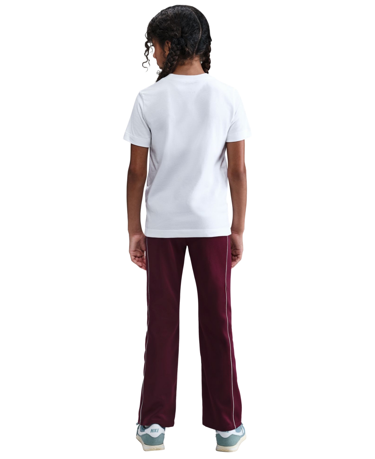 Nike Girls Sportswear Printed Short-Sleeve T-Shirt