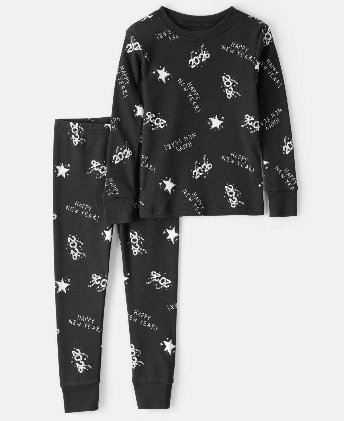 Carter's Baby Boys or Girls 2-Piece New Years Snug Fit Pajama Set