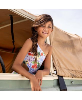 Big Girls Ciao Paradiso One Shoulder Swimsuit