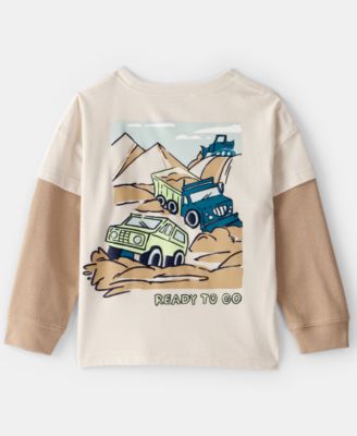 Boys' Toddler 2T-5T Graphic Long-Sleeve T-Shirt