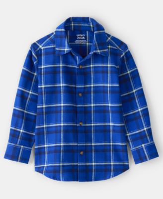 Carter's - Boys Toddler 2T-5T Plaid Button-Down Shirt