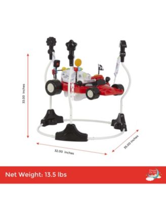 Baby Champ 2-In-1 Activity Center & Bouncer, Red