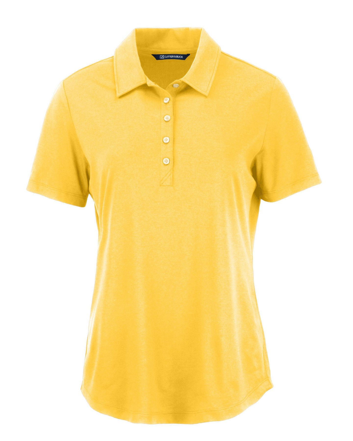 Женское поло Cutter & Buck Coastline Epic Comfort Recycled Polo, цвет: Золотой — фото 3
