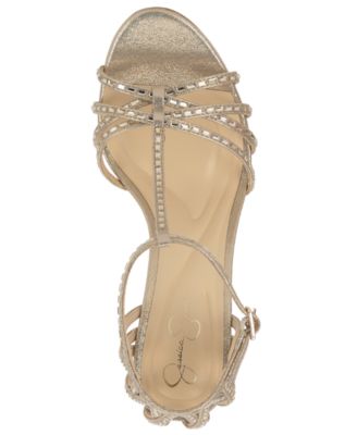 Women's Jivira Rhinestone Strappy Stiletto Sandals