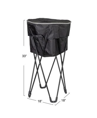 Thermal Standing Cooler with Travel Bag, Black
