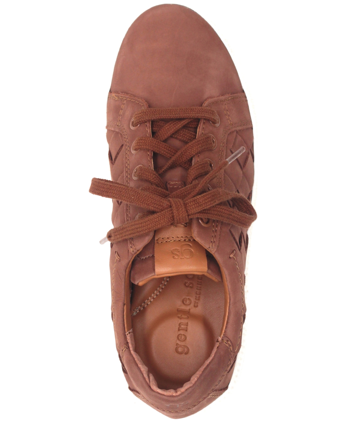 Gentle Souls Women's Kindy Woven Round Toe Sneakers In Brown