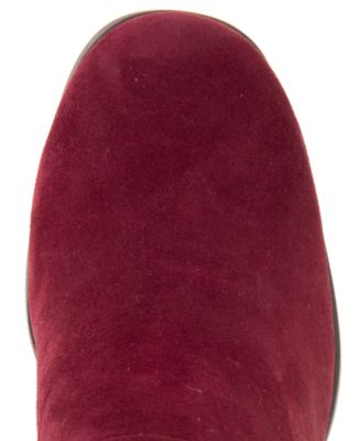 Women's Sarnac Suede Zip Booties