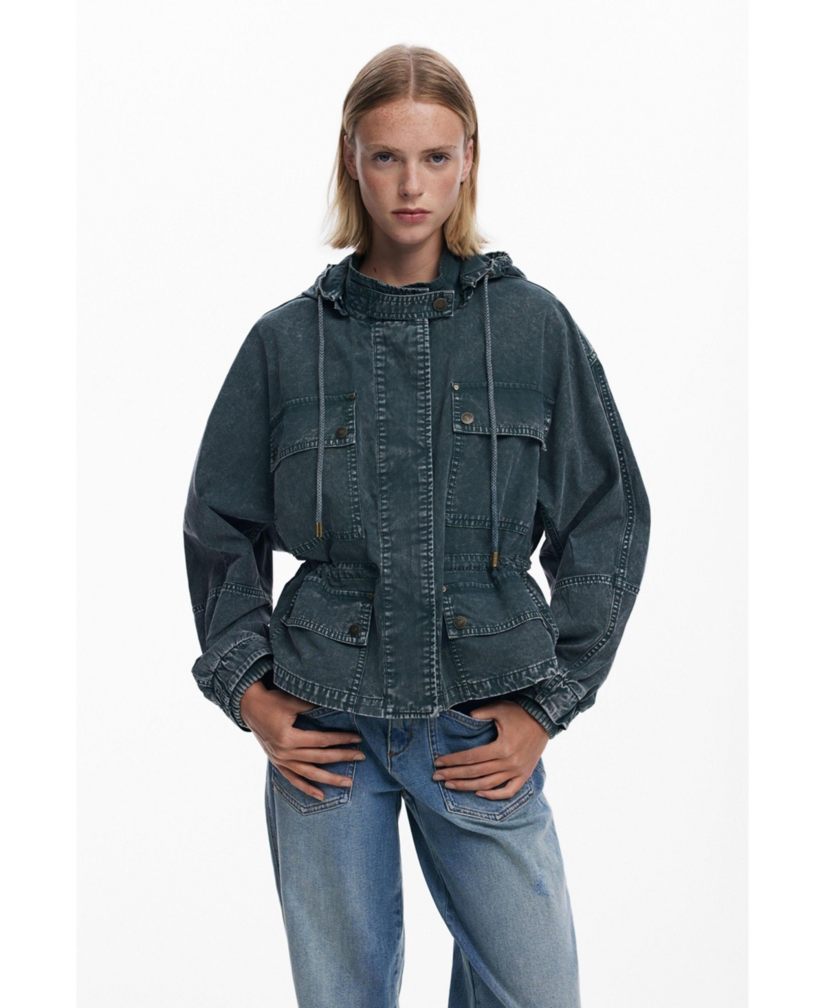 Desigual Women's Short parka jacket