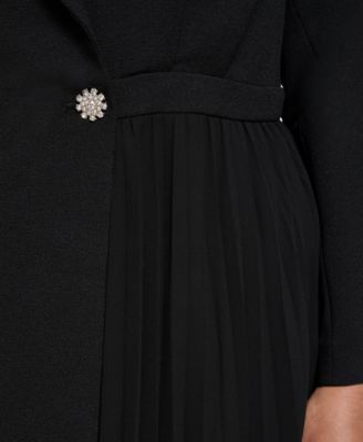 Plus Size Fit and Flare Blazer Dress